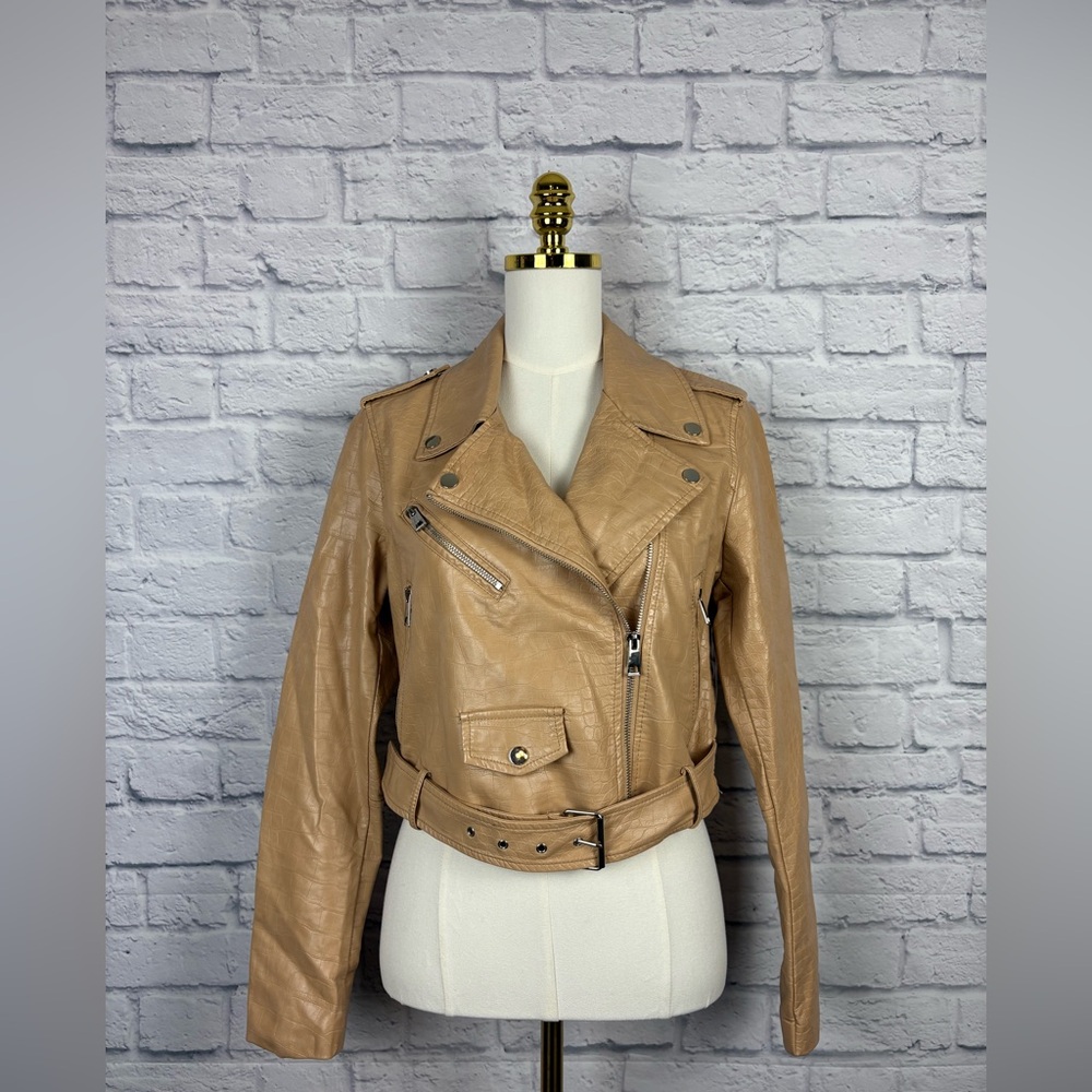 Bellivera faux leather jacket size M